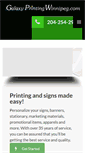 Mobile Screenshot of galaxyprintingwinnipeg.com